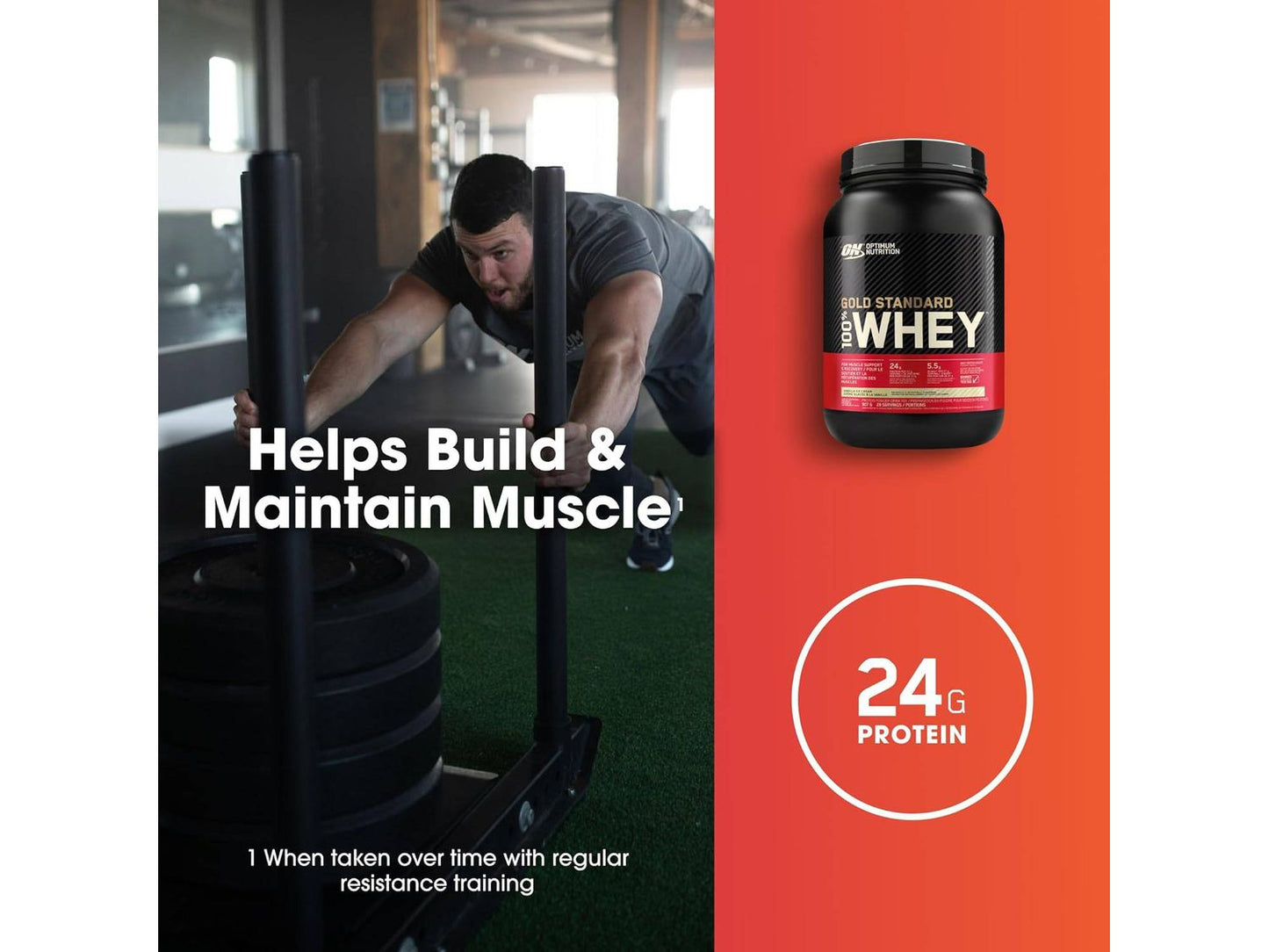 Optimum Nutrition Gold Standard 100% Whey Protein - Druvn
