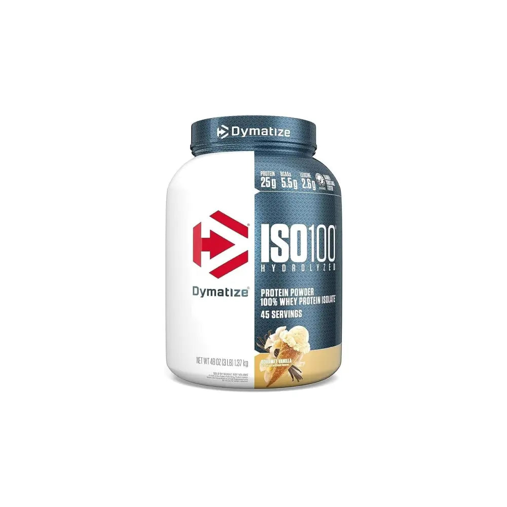 Dymatize ISO 100 3LB Vanilla Hydrolyzed Protein