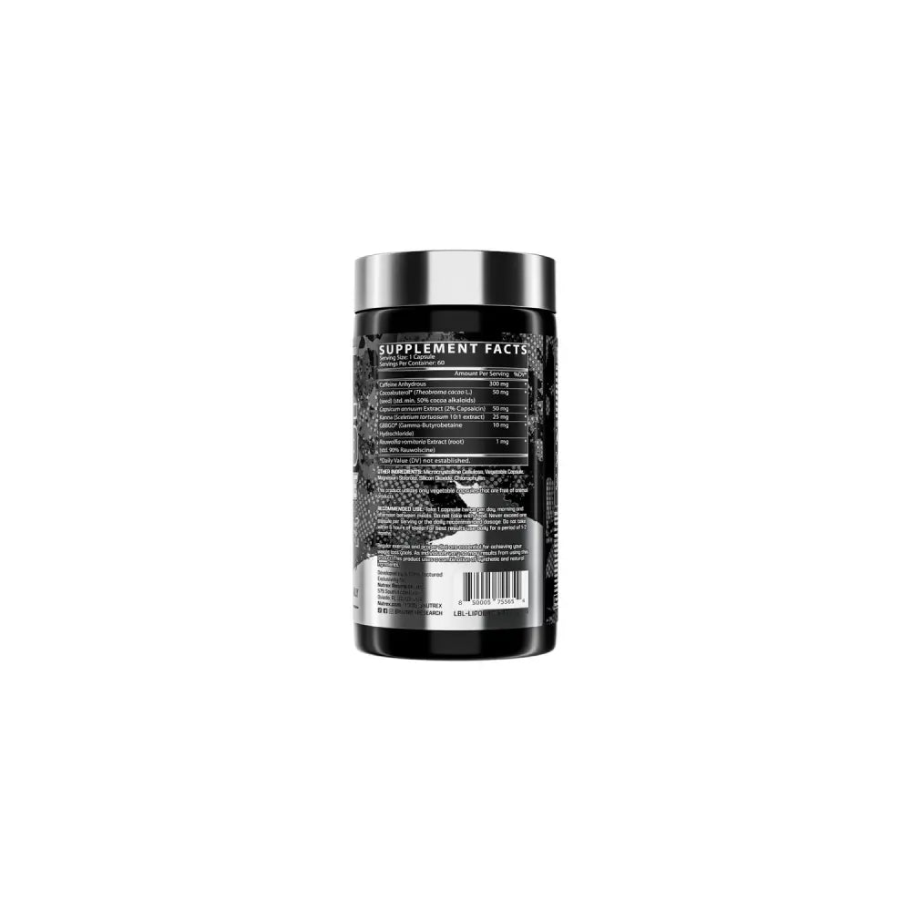 Lipo-6 Hardcore RELENTLESS THERMOGENIC FAT BURNING & MUSCLE PROTECTION - Druvn