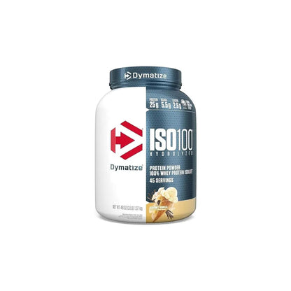 Dymatize ISO 100 3LB Vanilla Hydrolyzed Protein 