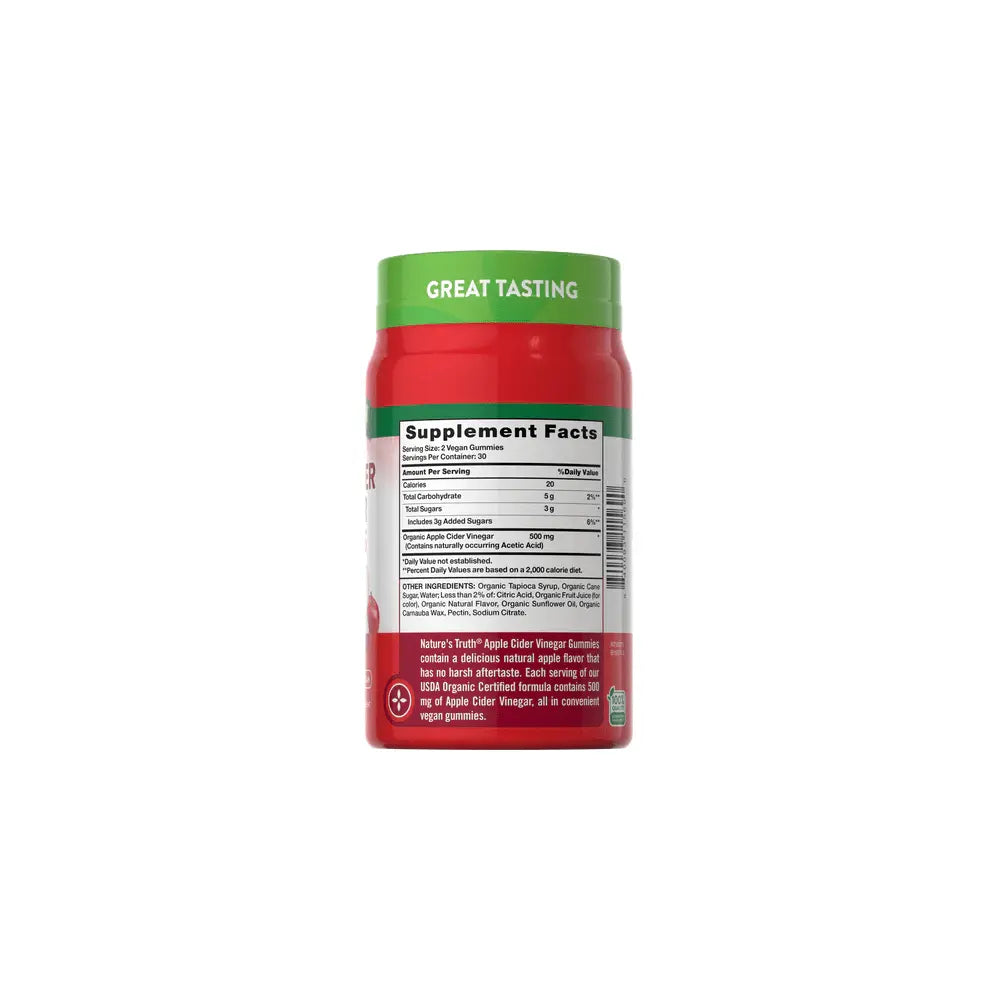 Nature's Truth  Organic Apple Cedar Vinegar Gummies - Druvn