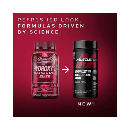 Muscletech Hydroxycut Hardcore Elite - Extreme Energy + Weight Loss - Druvn