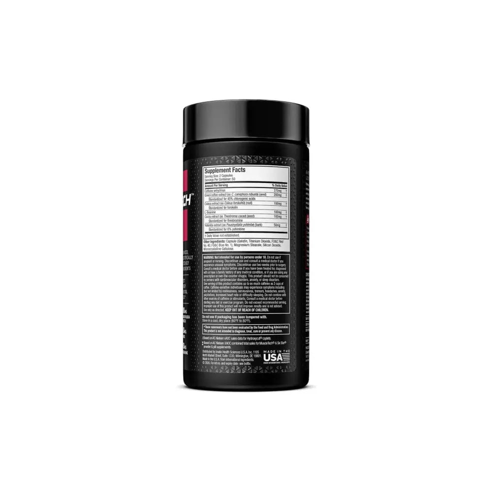 Muscletech Hydroxycut Hardcore Elite - Extreme Energy + Weight Loss - Druvn