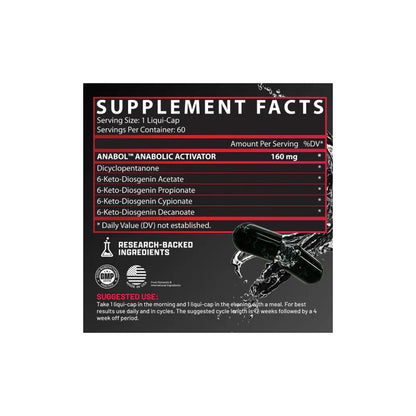 Nutrex Anabol Hardcore Anabolic Activator - Druvn