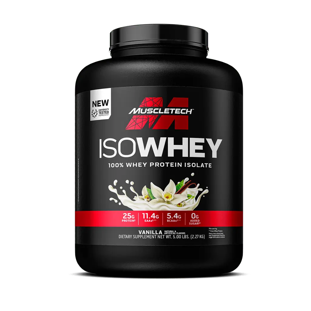 MUSCLETECH ISOWHEY, Build Lean Muscle, Increase Strength - Druvn