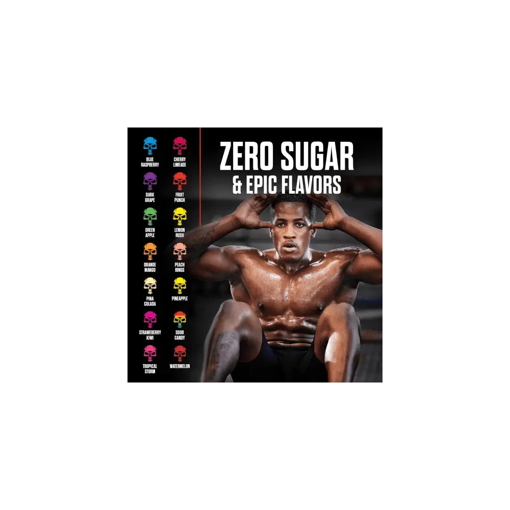 Zero sugar pre workout supplement