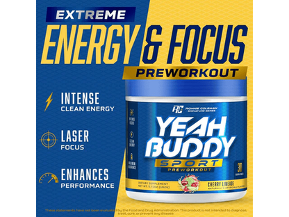 Ronnie Colman (RC) Yeah Buddy Sport - Pre Workout - Druvn