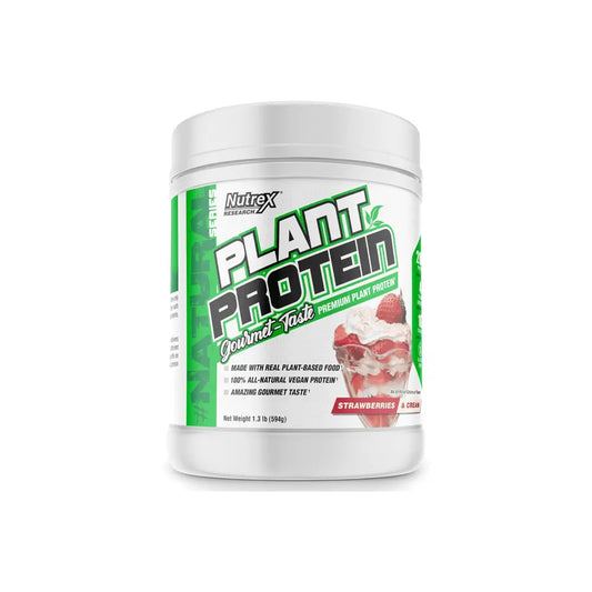 nutrex plant protein strawberry & cream